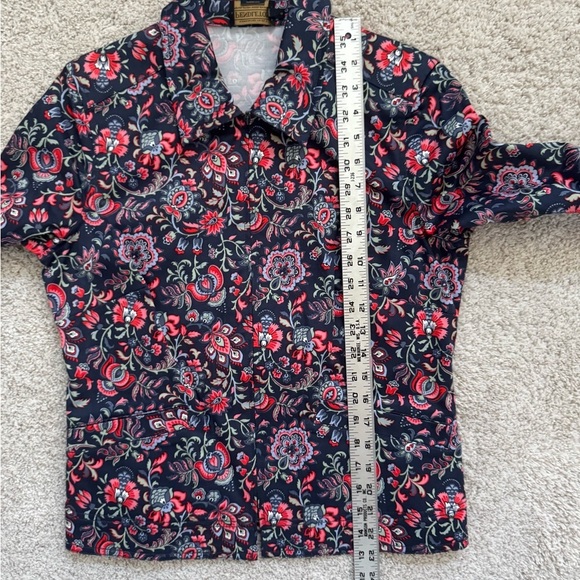 Pendleton Lightweight Floral Full Zip Jacket Size Small - Picture 7 of 7